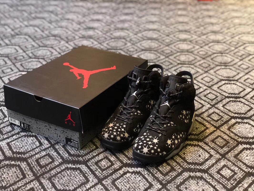 Air Jordan 6 The Paparazzi Black Shoes